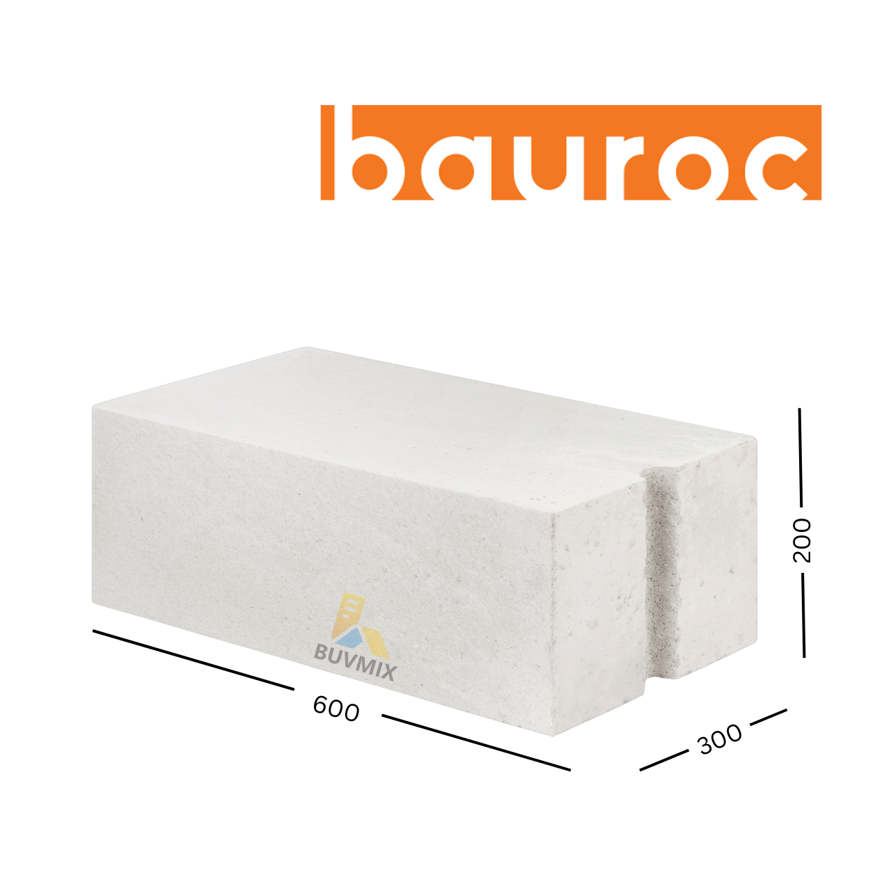 Bauroc Ecoterm+ Gas Concrete Blocks 1.44m³/palette