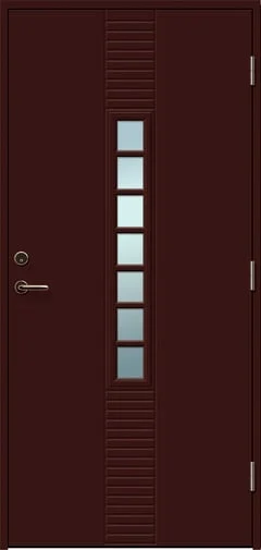OUTDOOR DOOR ANDRE7R 10X21 RIGHT BROWN