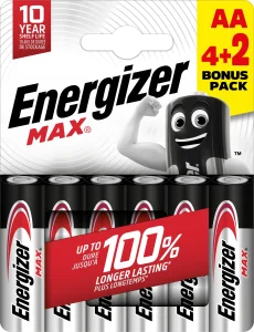 BATERIJA ENERGIZER MAX ALKALINE AA X6