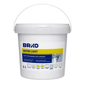 ŠPAKTELE BRIKO SM 1L SMALKGRAUDAINĀ