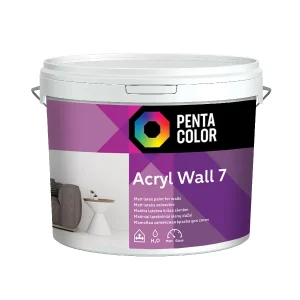 KRĀSA DISP. PENTACOLOR ACRYL 7 BALTA 5 L