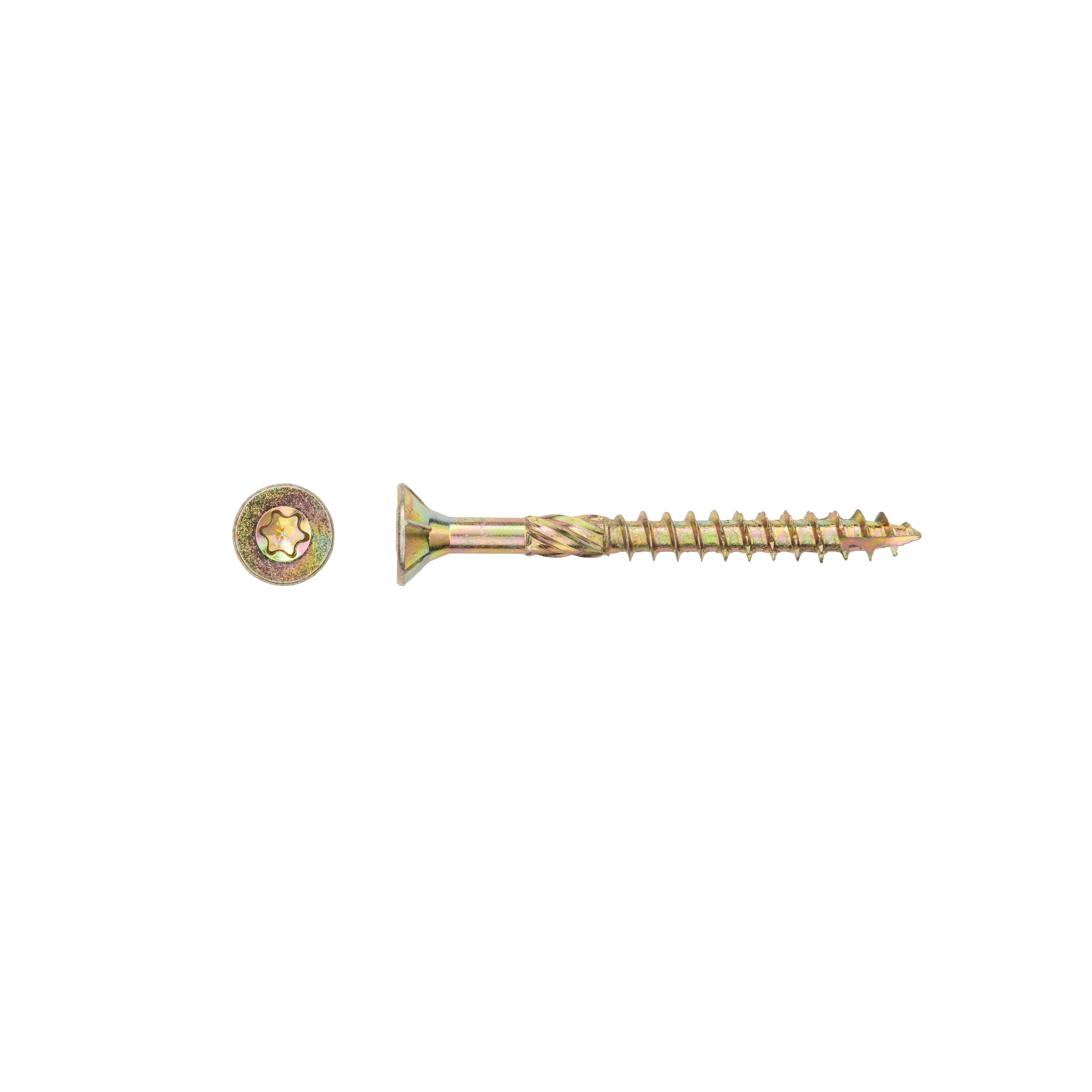 WOODEN SCREW T25 5.0X50/30 GALV ZN 200GB