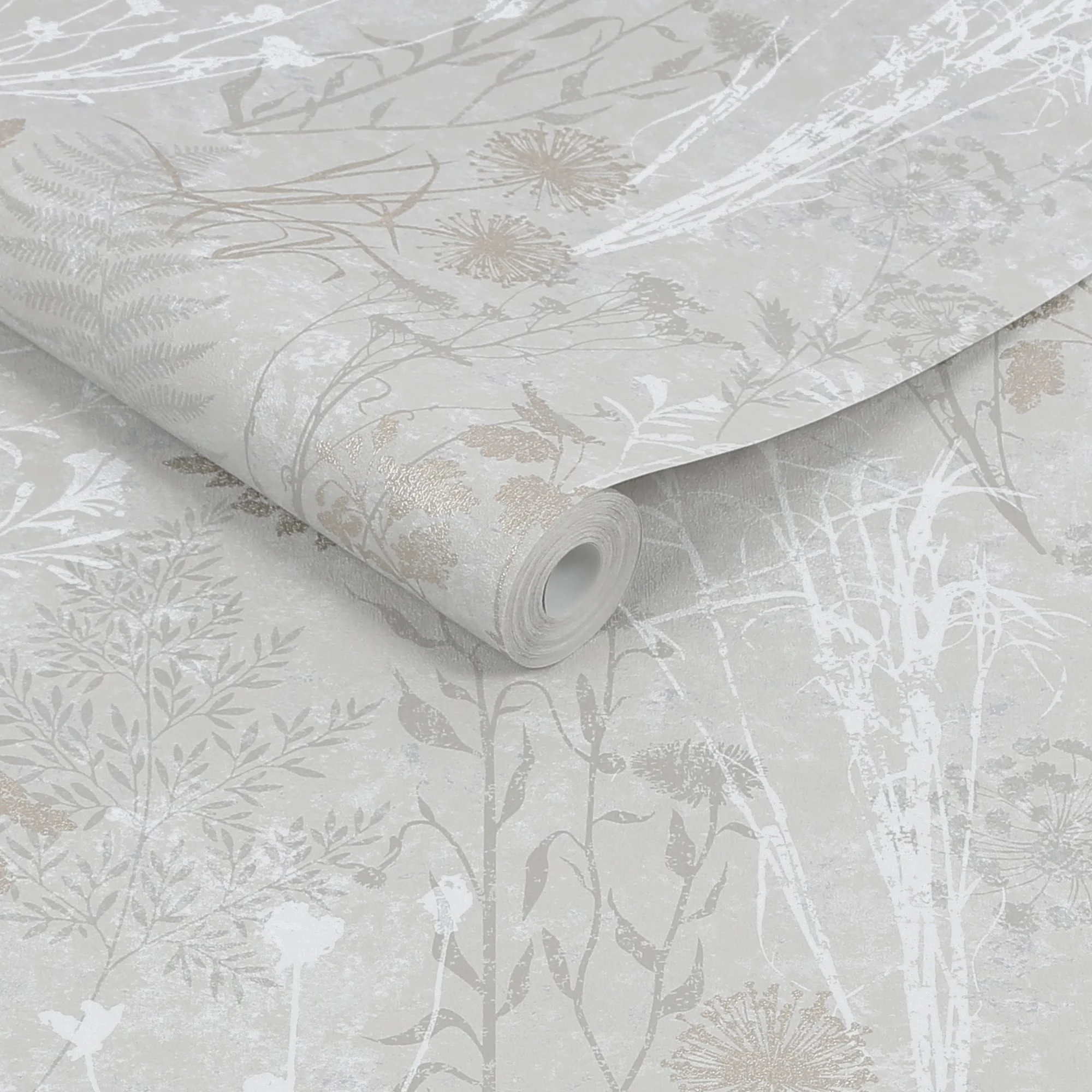 WALLPAPER VIN. 120714 GRAY.SILVER.WHITE.