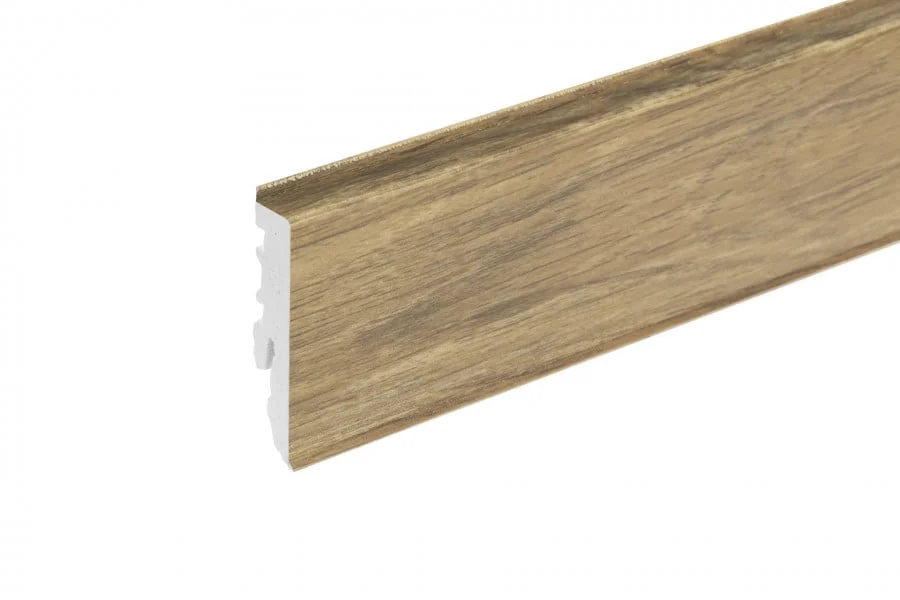 PVC BASEBOARD 43615X60X2.4 DARK BROWN