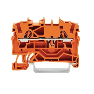 SPAILE 2 POL DIN SLIEDEI 2.5MM2 ORANŽA