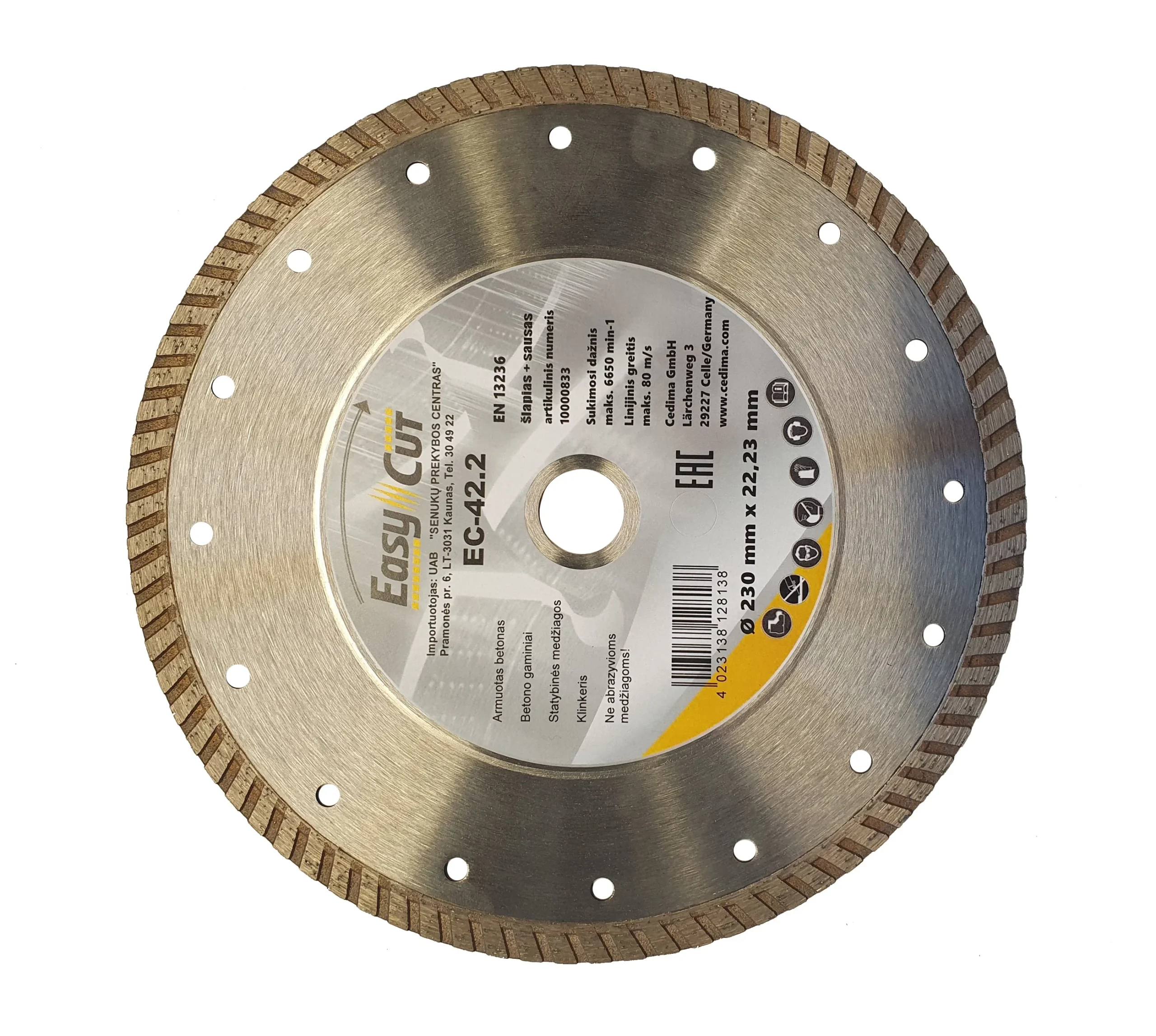 CUTTING DISC D.SEGM.350X3,2X25,4EC-42.1