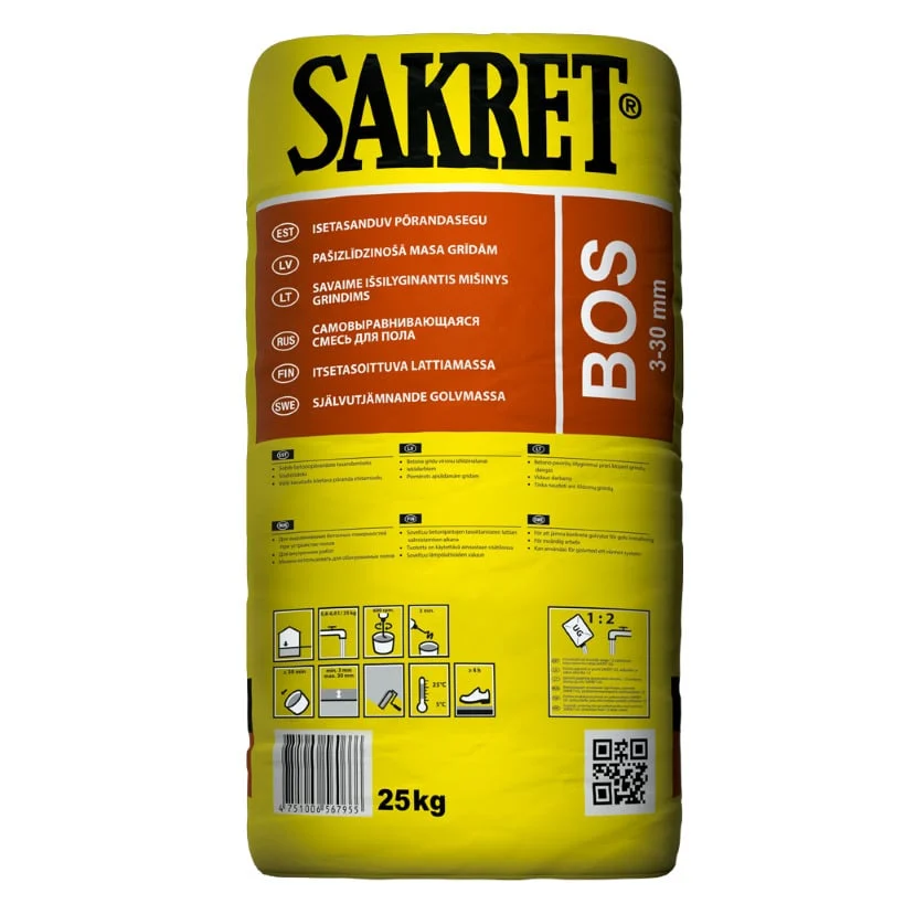 САМОLEVEL. МАССА САКРЕТ БОС 3-30ММ 25КГ