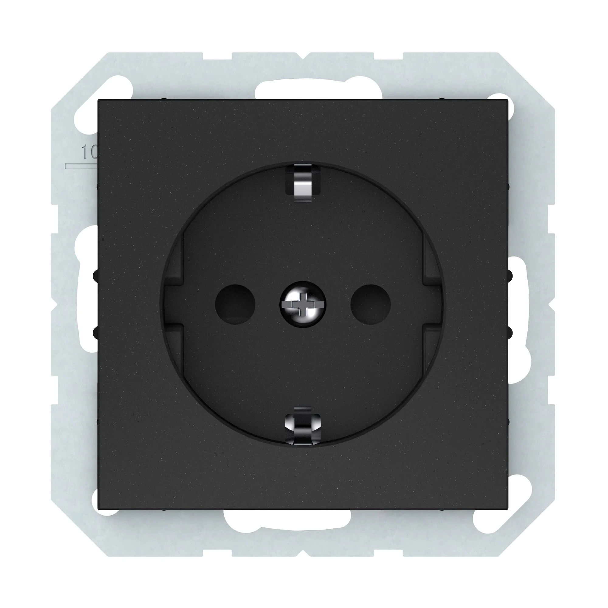 ROZETE RP16-002-22 BLACK MATTE + SAFE + RECESSED.