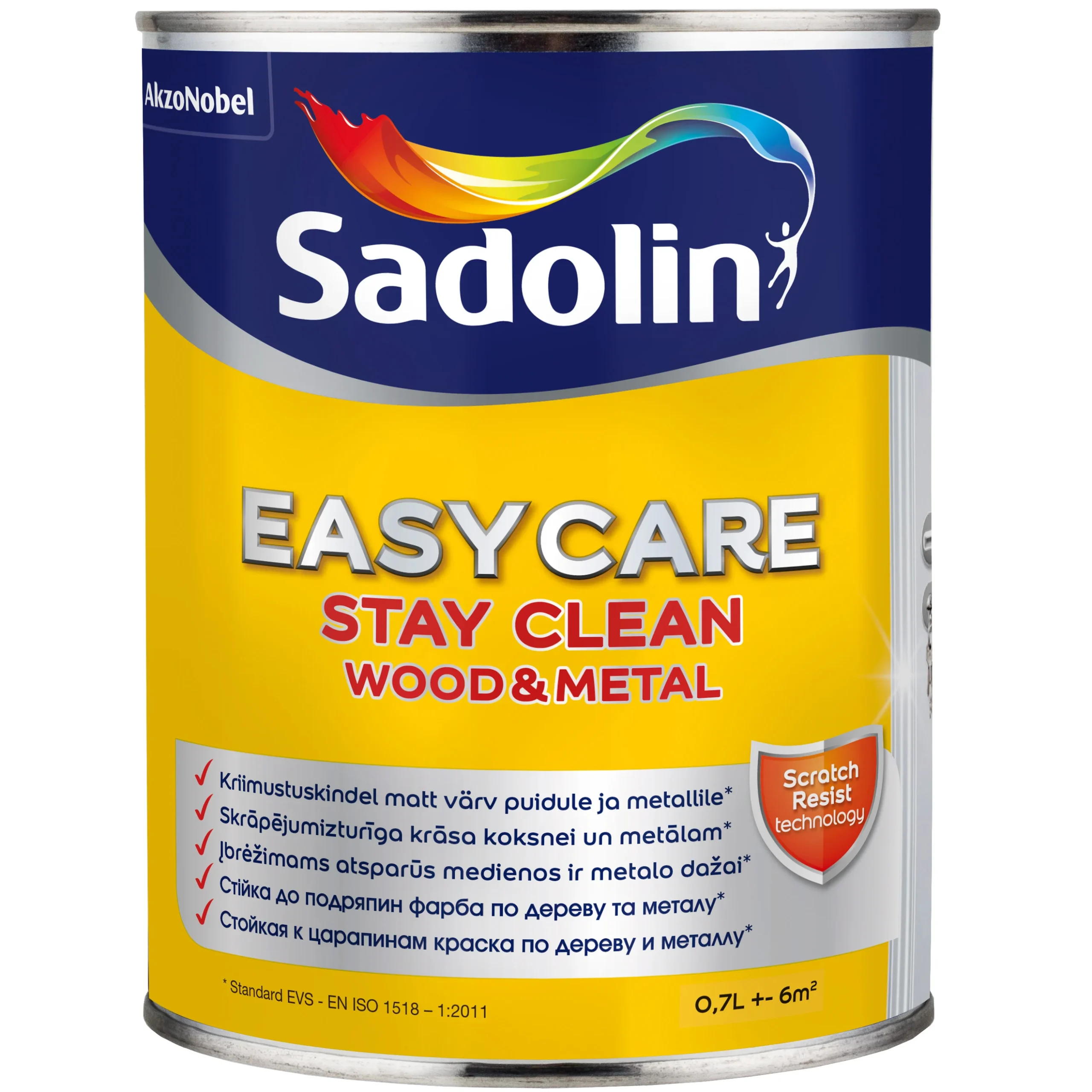 KRĀSA EASYCARE WOOD AND METAL BC 0.65L