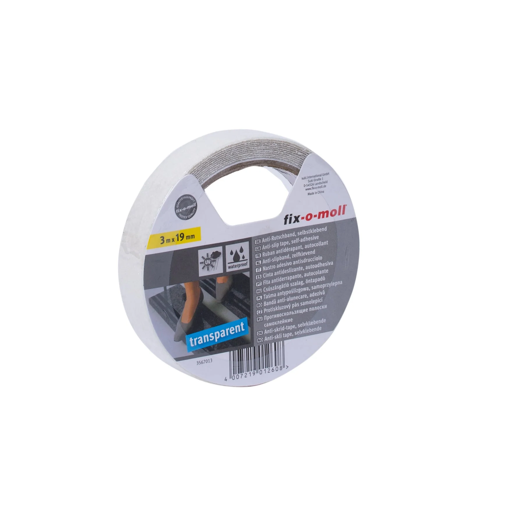 NON-SLIP TAPE TRANSPARENT 300CM