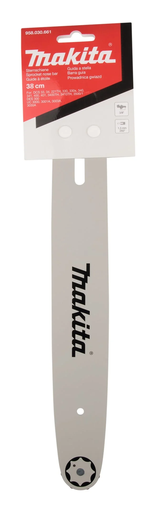 GUIDE BAR 15/38CM 325 1.3MM MAKITA