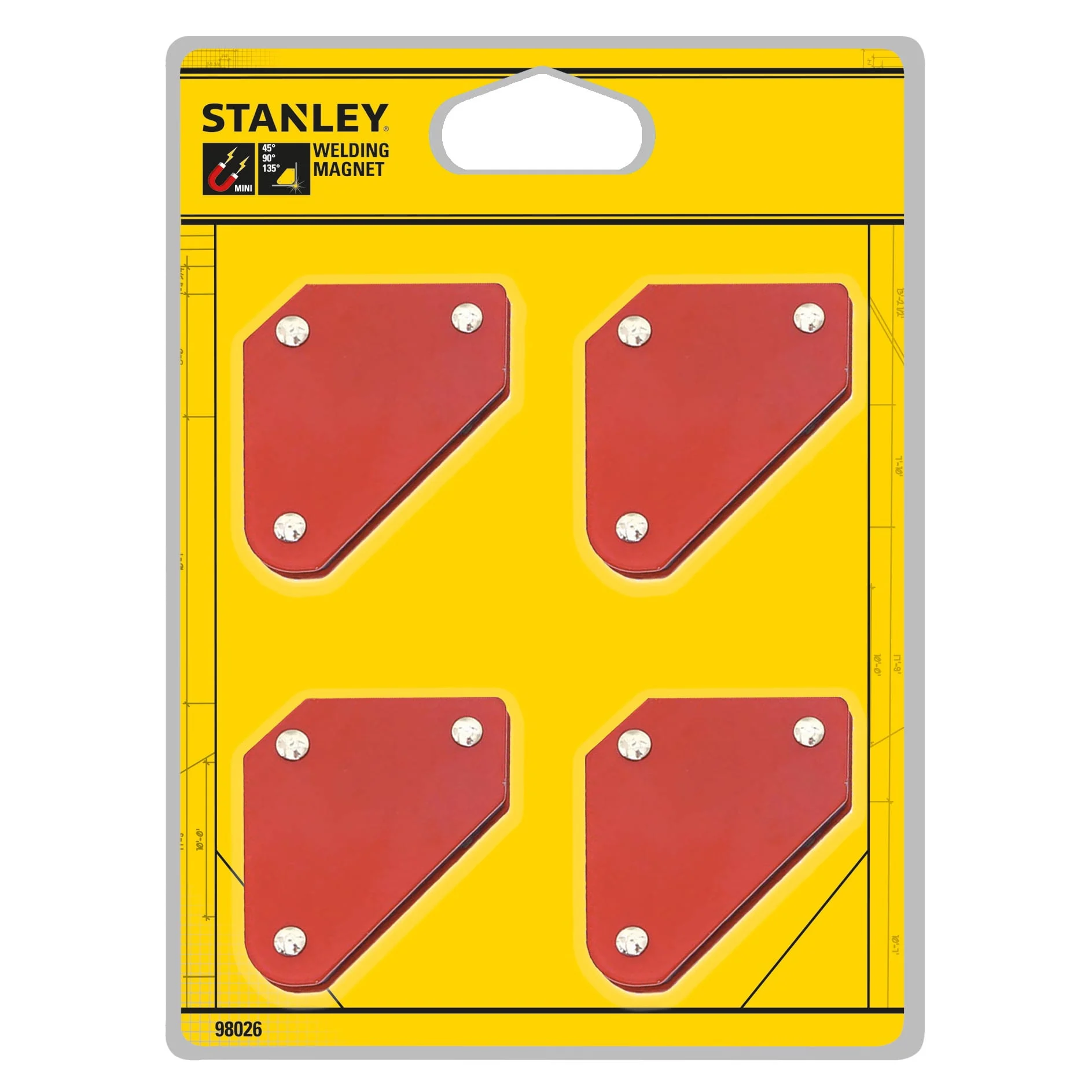 MAGNĒTISKO TURĒTĀJU KOMPL. STANLEY 4GAB