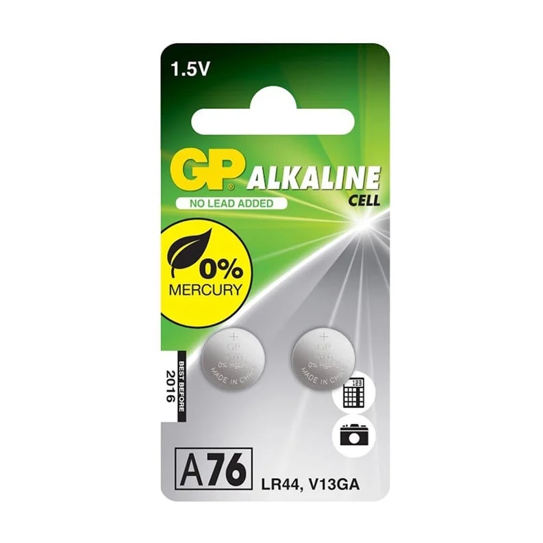 BATERIJAS GP A76F-U2 LR44 2 GAB
