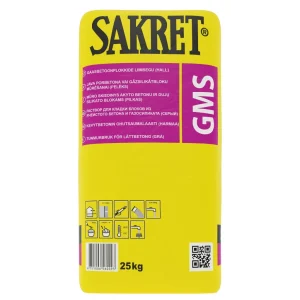 LĪME GĀZBETONA SAKRET GMS (PELĒKA) 25KG