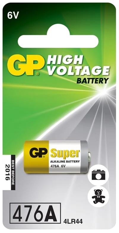 БАТАРЕЯ GP476A 4LR44 6V 105MAH (2)