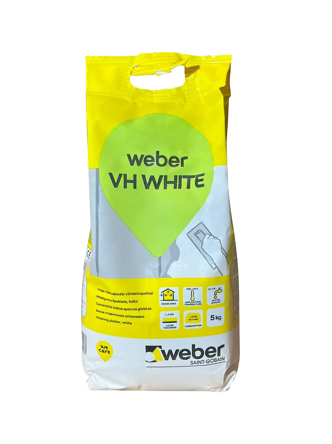 PUTTY NOB.CEM.BASE.WEBER VH WHITE 5KG