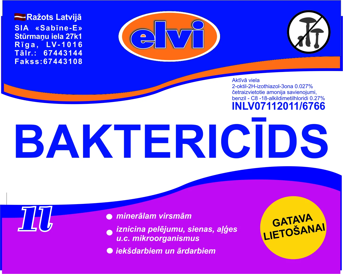 BAKTERICĪDS 1L