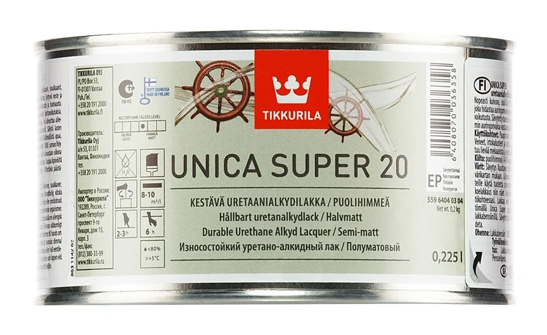 ЛАК UNIV. P/MAT UNICA SUPER EP 0,225L