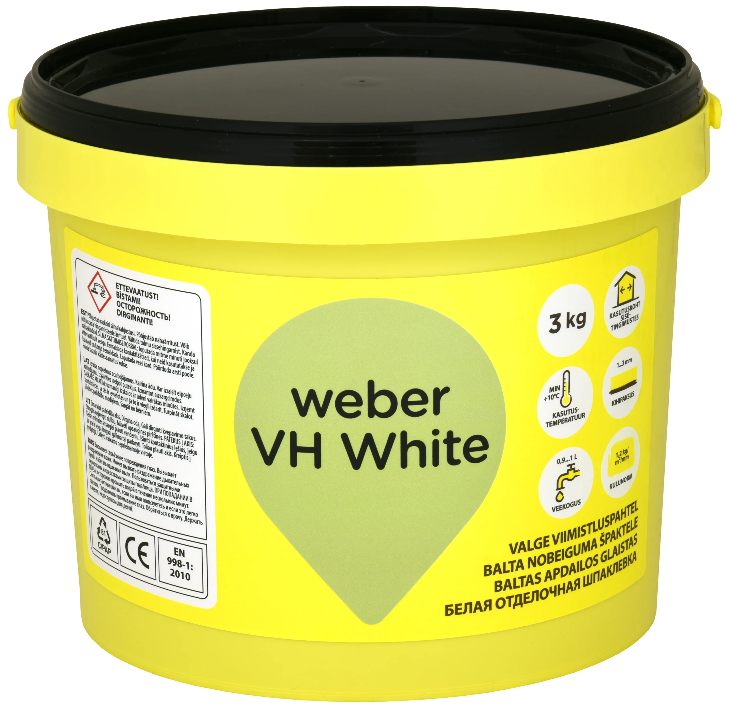 PLATTY WEBER VH WHITE 3KG