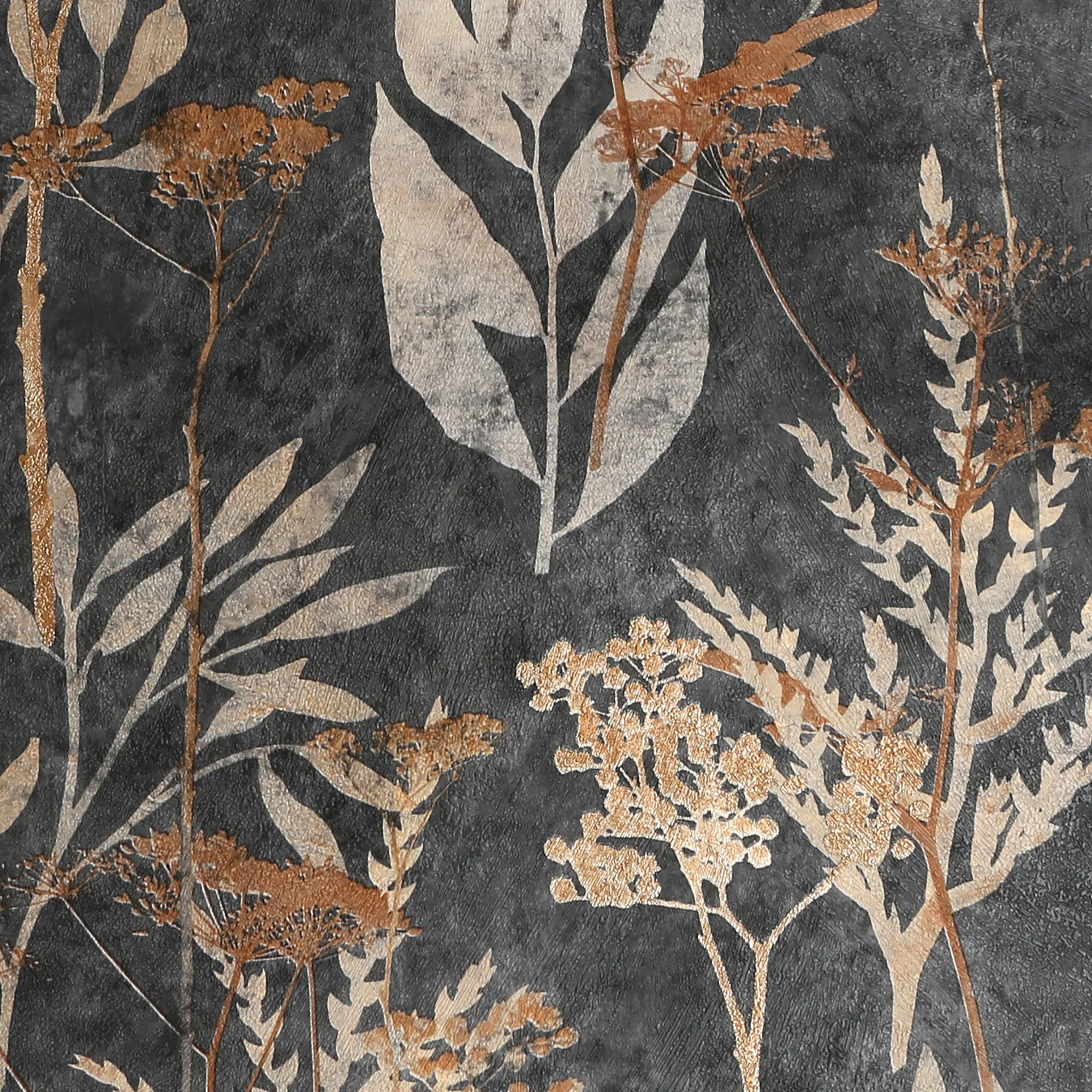 WALLPAPER VINIL 125057 SOLSTICE BLACK GOLD