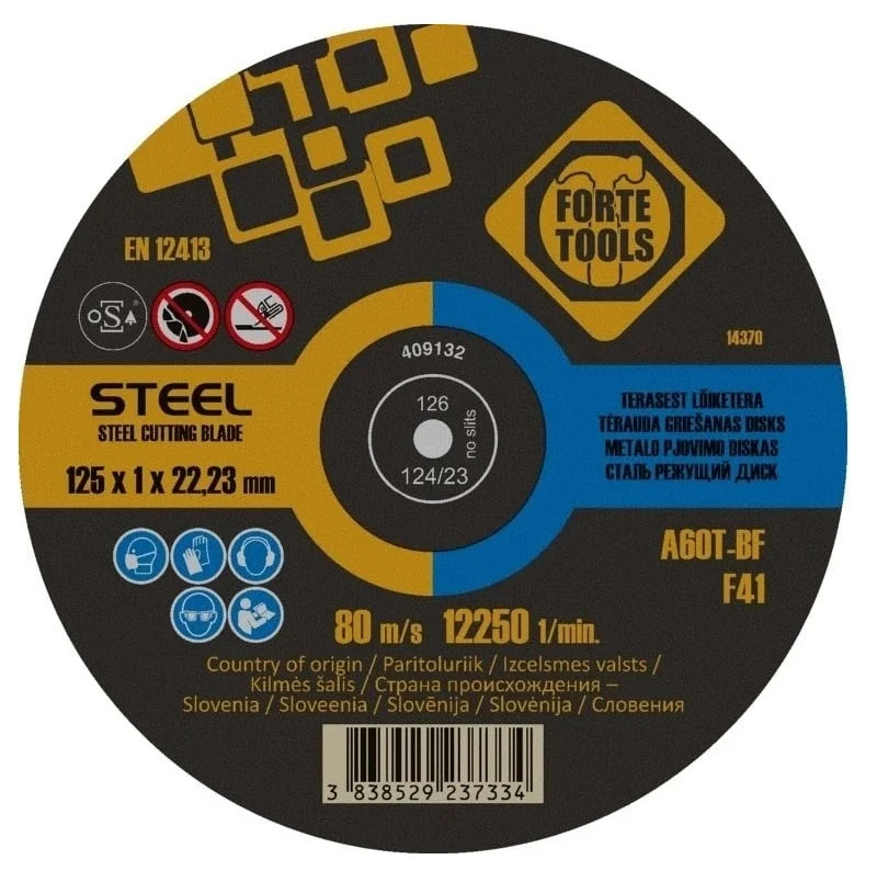 FORTE TOOLS CUTTING DISC 125X1.0X22