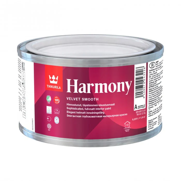 КРАСКА ДЛЯ СТЕН И ПОТОКОВ. HARMONY C 0.225L
