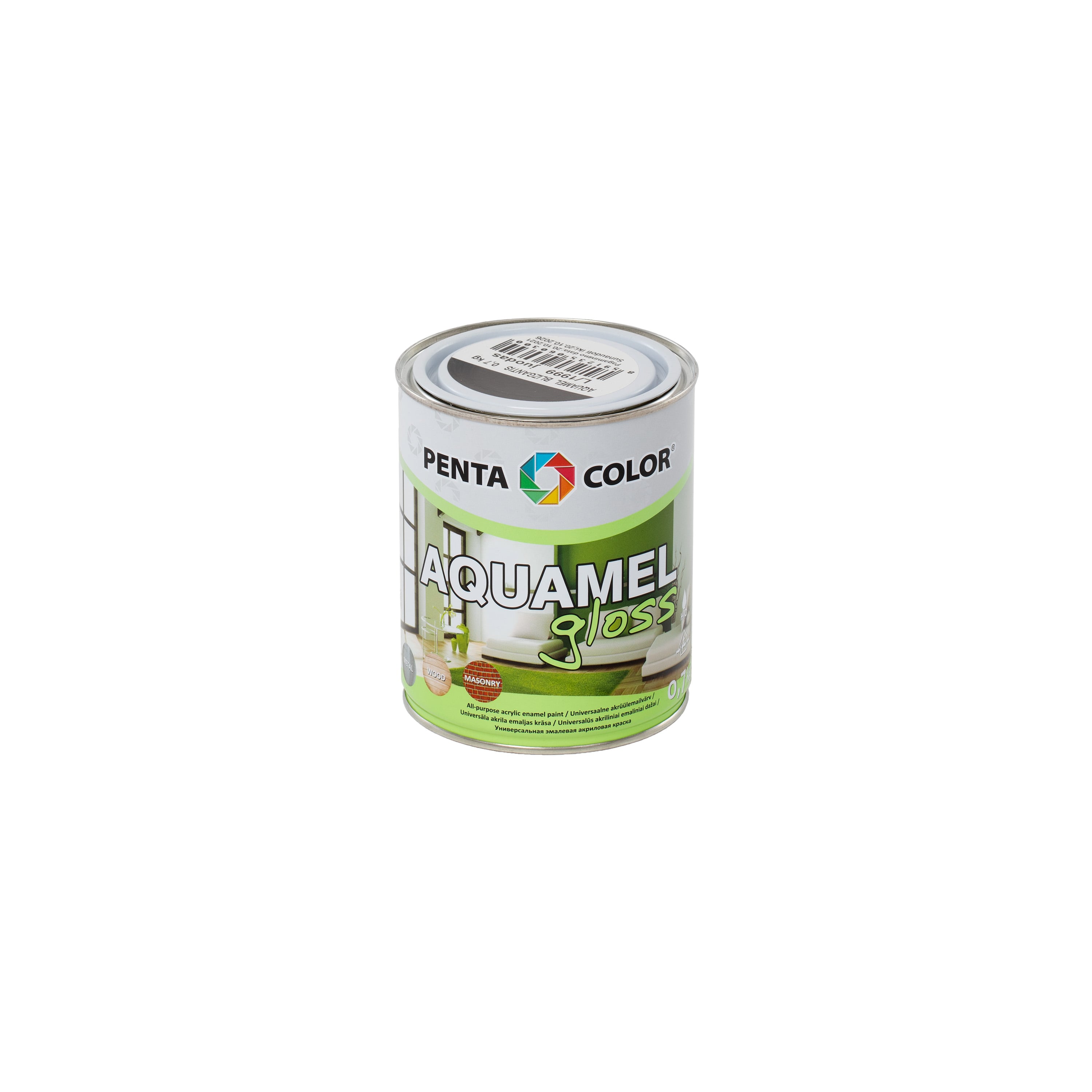 KRĀSA AQUAMEL MELNA 0,7 KG SPĪDĪGA