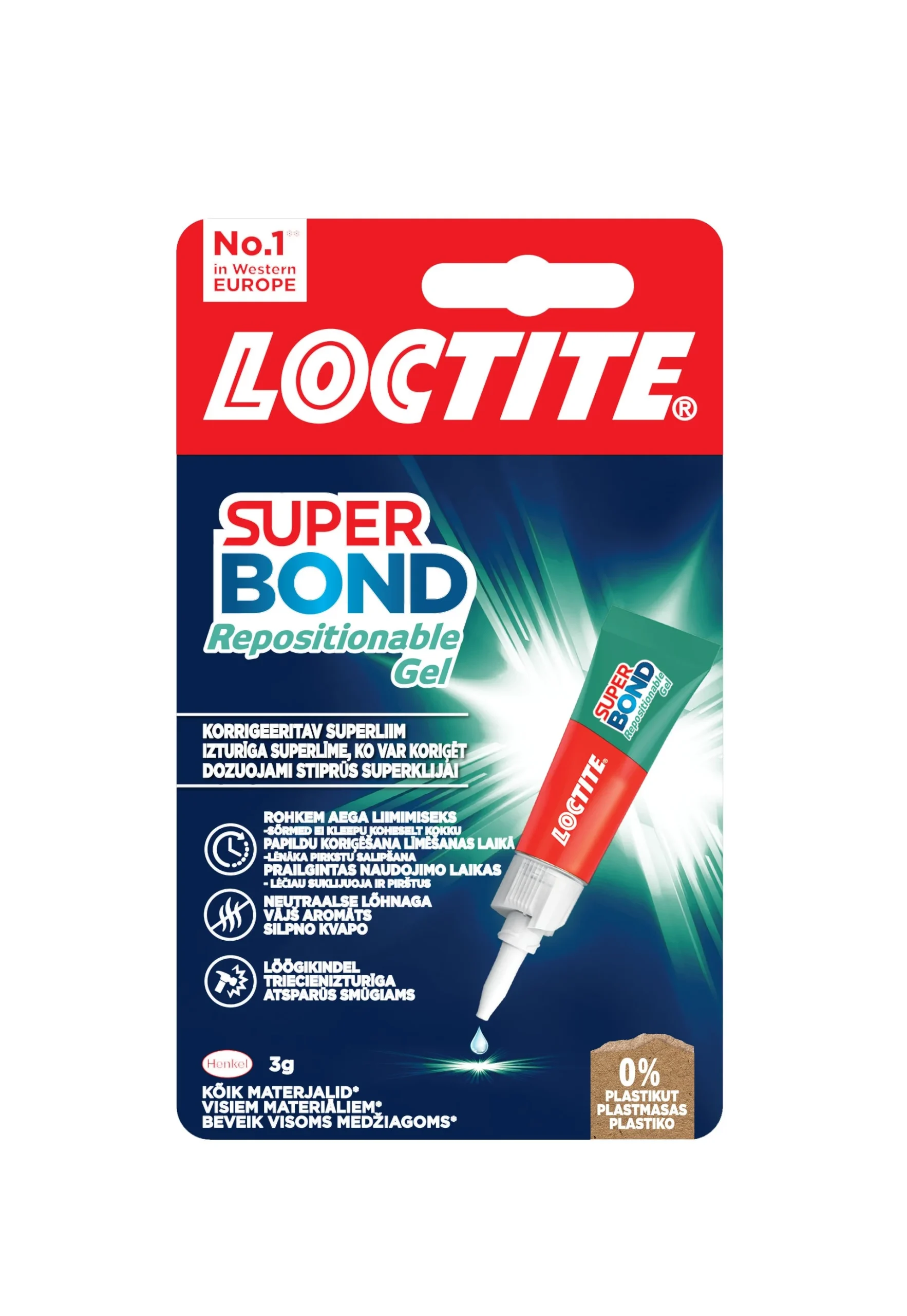 LĪME LOCTITE SUPER BOND REPOSIT.GEL 3G