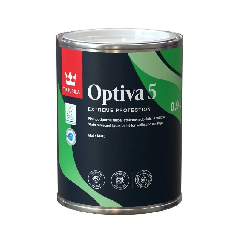 КРАСКА OPTIVA 5 ECO BA 0.9L