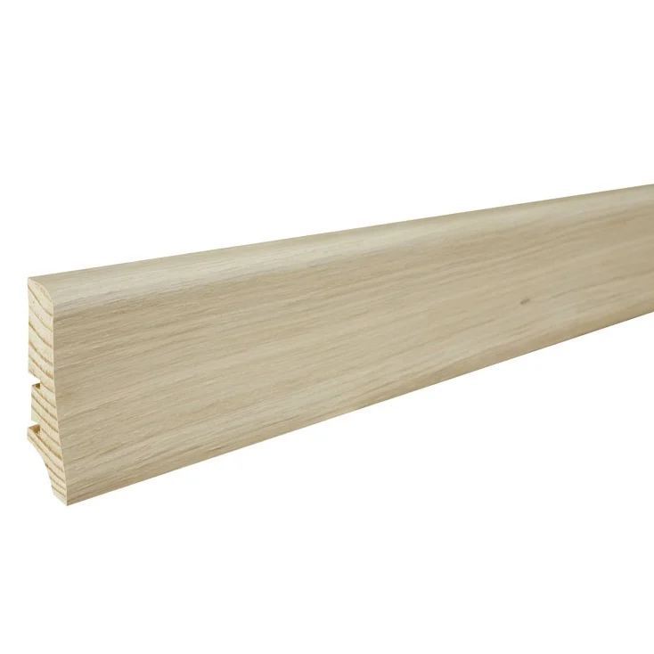 FLOOR PLINTH FIN P20 58X20X2200MM OAK VARNISHED