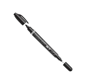 MARĶIERIS DURA-INK DUALTIP 0.8-1.5 MELNS