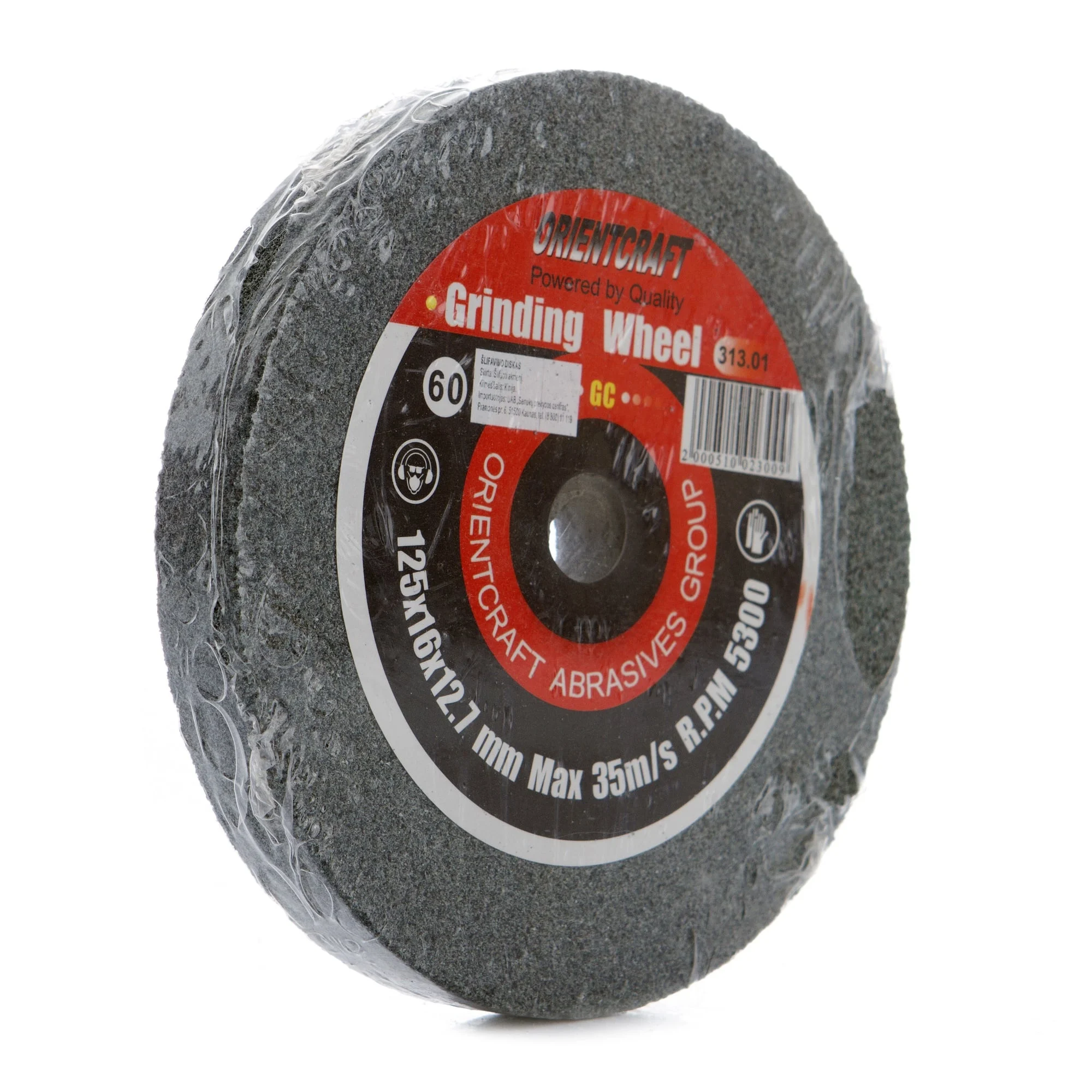 SLIP DISK CERAMIC. STONE 125X16X12.7 K60