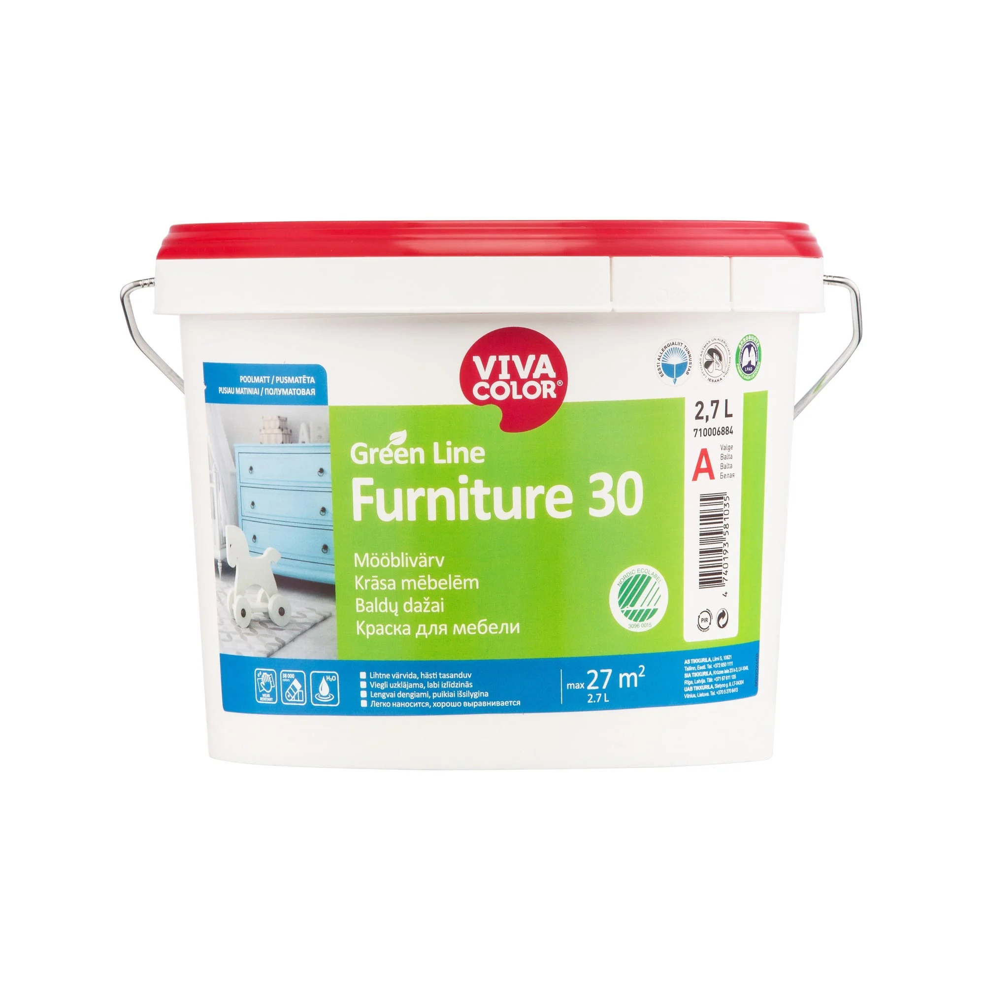 COLOR GREEN LINE FURNITURE 30 A 2.7L