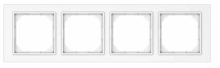 FRAME 4 PLACES WHITE R04 QR1000