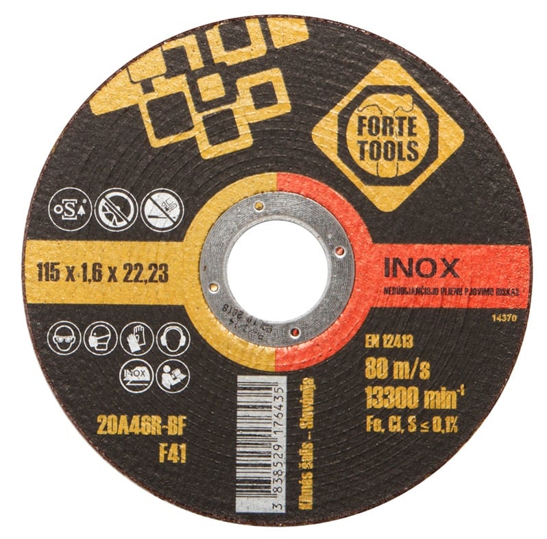 DISKS GRIEŠANAI NER.TĒR.115X1.6X22