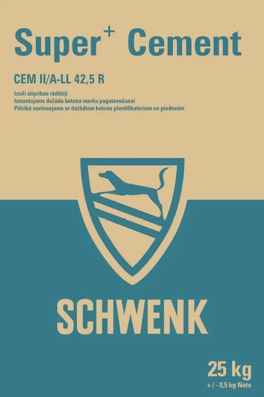СУПЕР КЕМЕНТ CEM II/A-LL 42.5 R 25KG