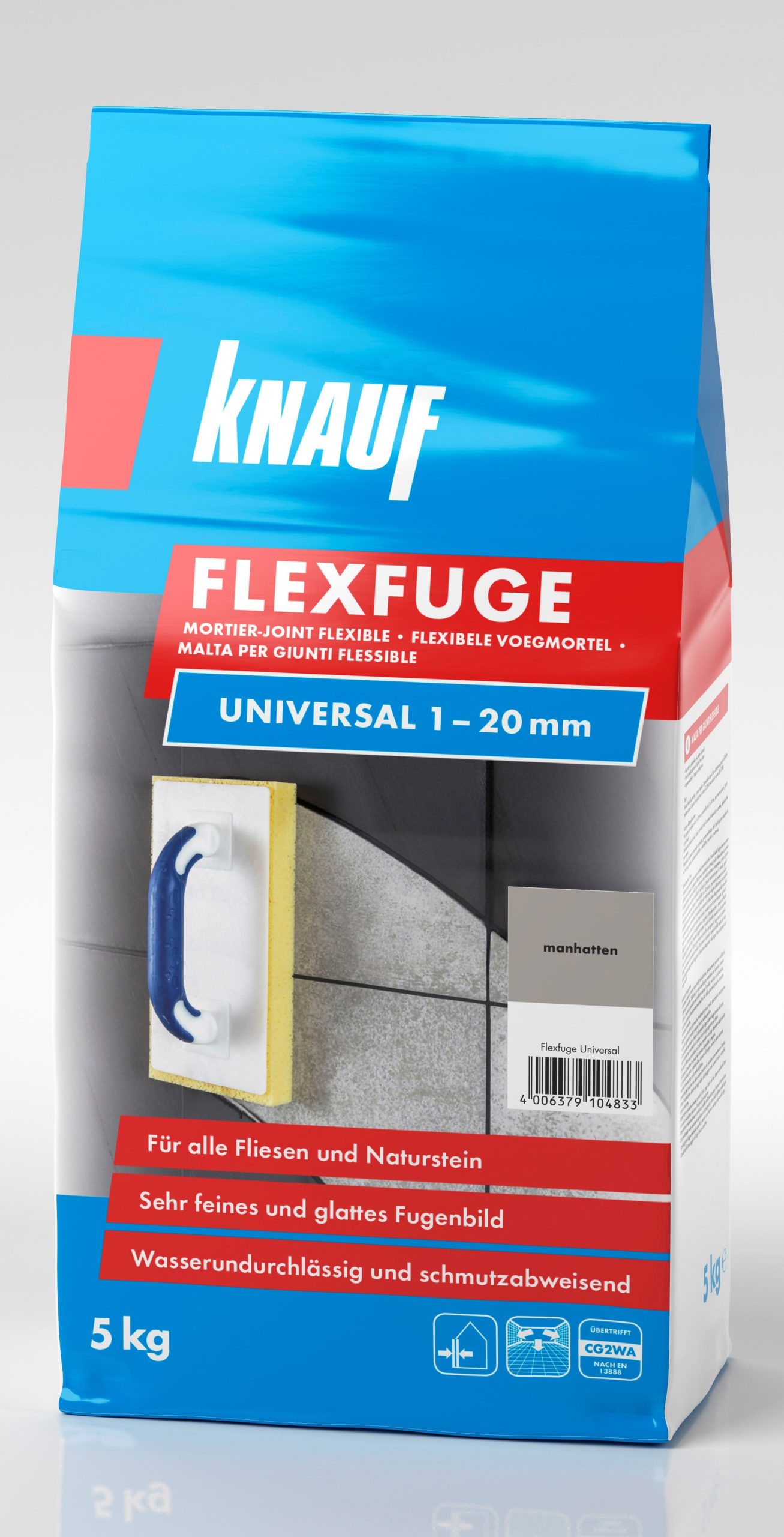 ШВЕЙНЫЙ КНАУФ FLEXFUGE MANHATTAN 5КГ