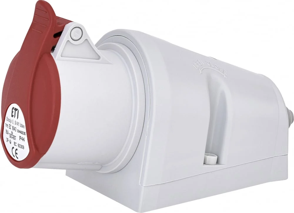 CONTACT SOCKET 4X16A. WALL. EZ1643