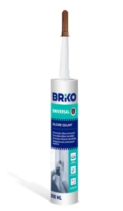 SILIKONS BRIKO 1001 U 300ML BRŪNS