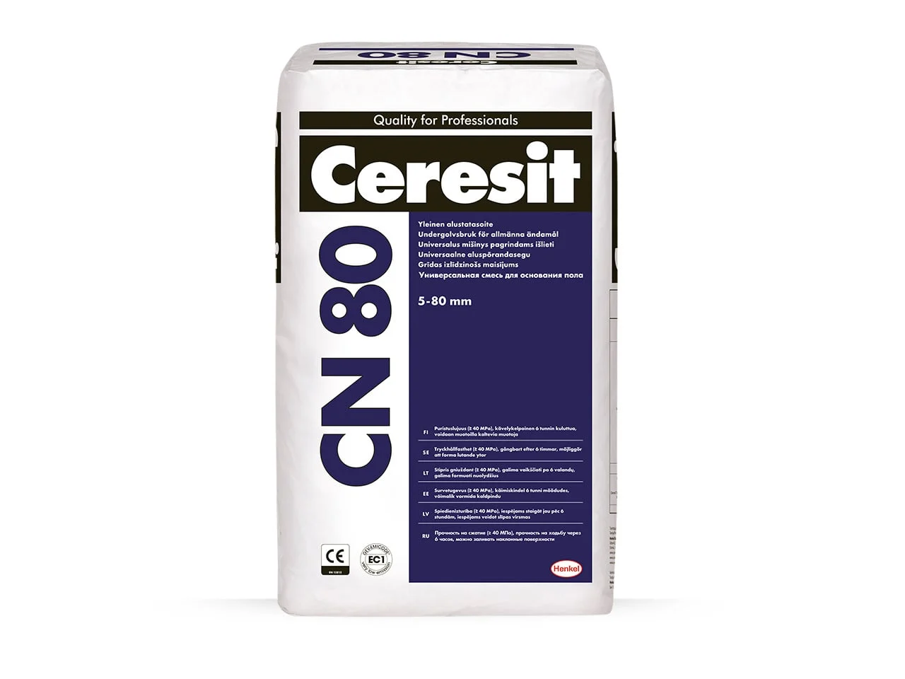 LĪDZINĀTĀJS CERESIT CN80 5-80MM 25KG