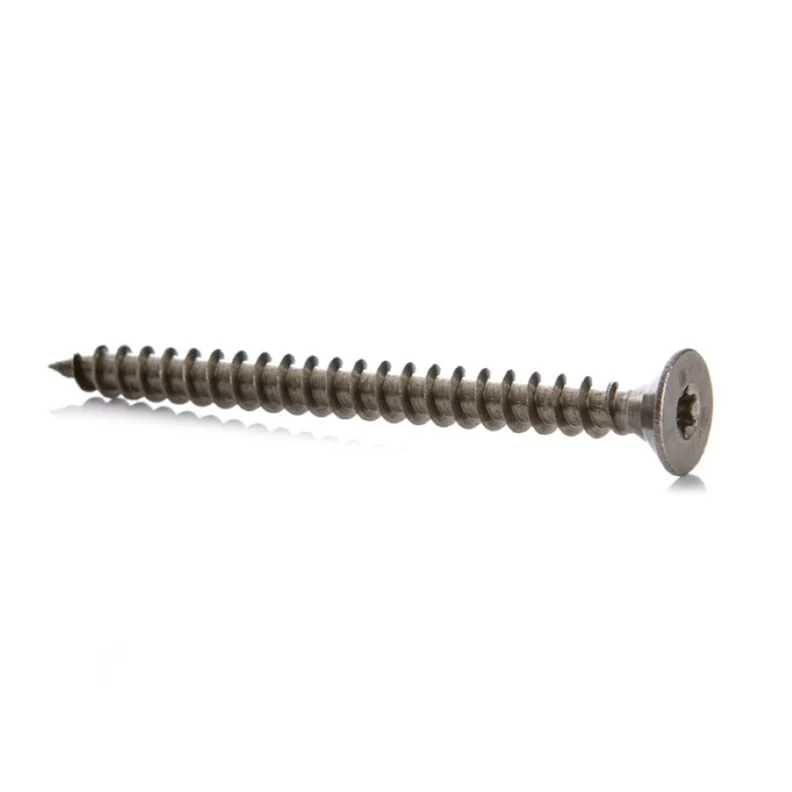 WOOD SCREW TX25 A2 5X80 10PCS BL