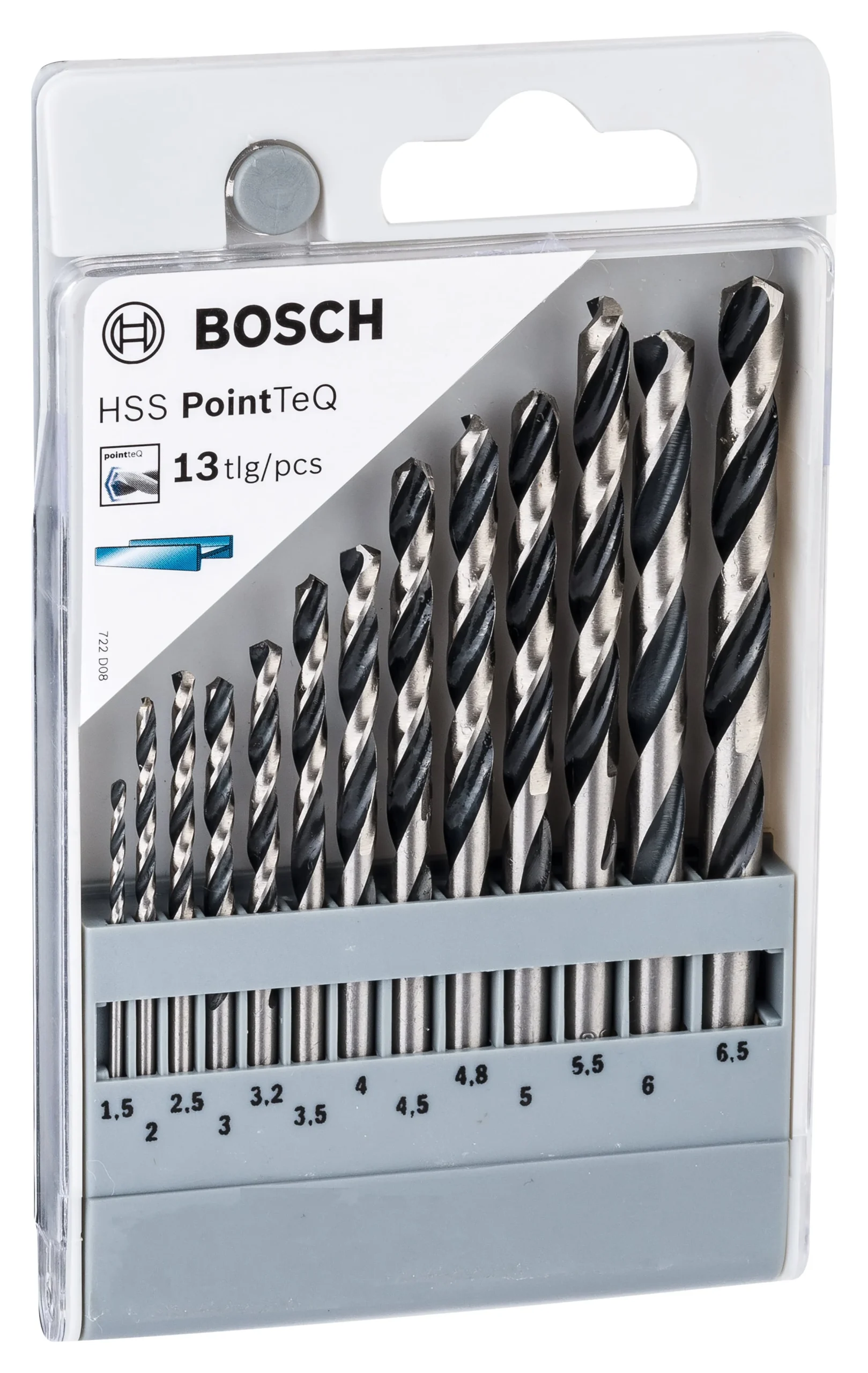 13 PIECE POINTTEQ DRILL SET FOR METAL