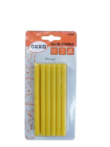 GLUE STICKS 7.2X100MM 12PCS. YELLOW