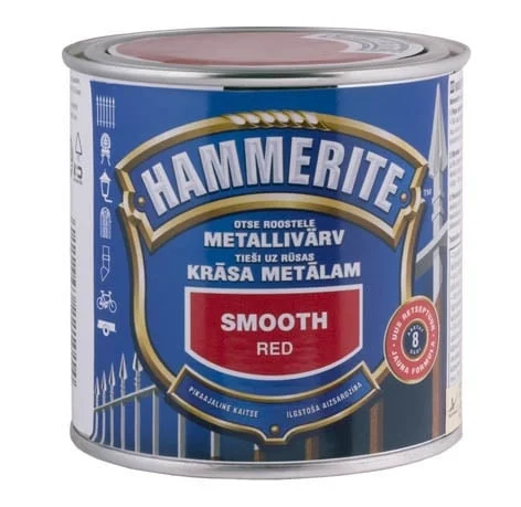 HAMMERITE RED GLOSS PAINT 250ML