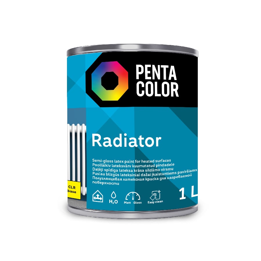 KRĀSA KARSTUMIZT. PENTA RADIATOR CLR 1L