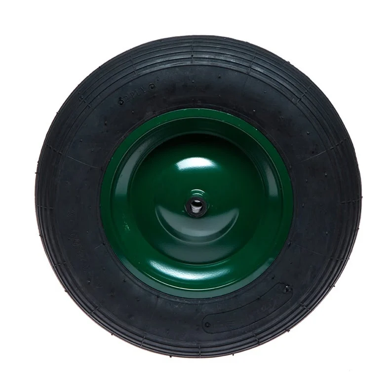 WHEELBARROW TIRE WITH AXLE 4.00-8