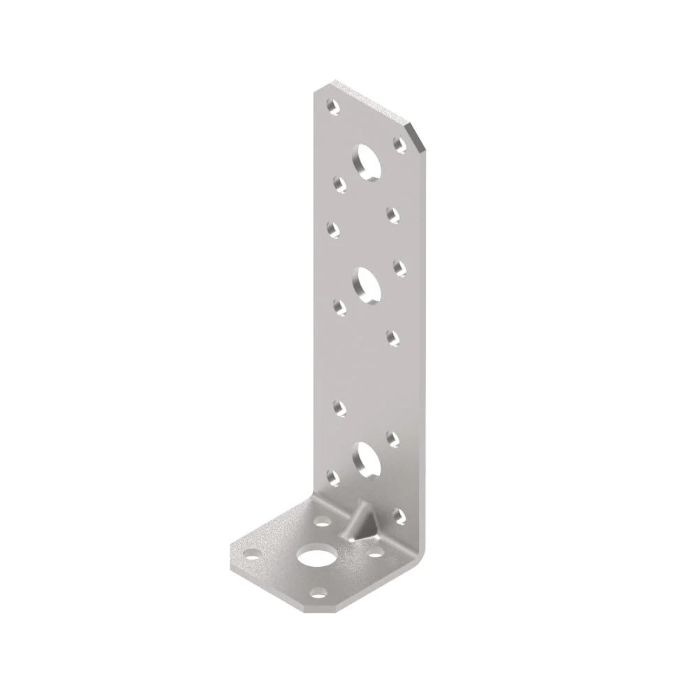 REINFORCED ANGLE BRACKET 140X40X40X2.5 ZN