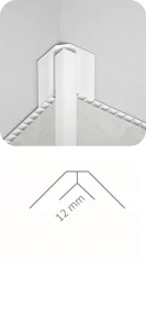 STŪRIS PVC IEKŠĒJAIS B5 BALTS 2.7M (15)