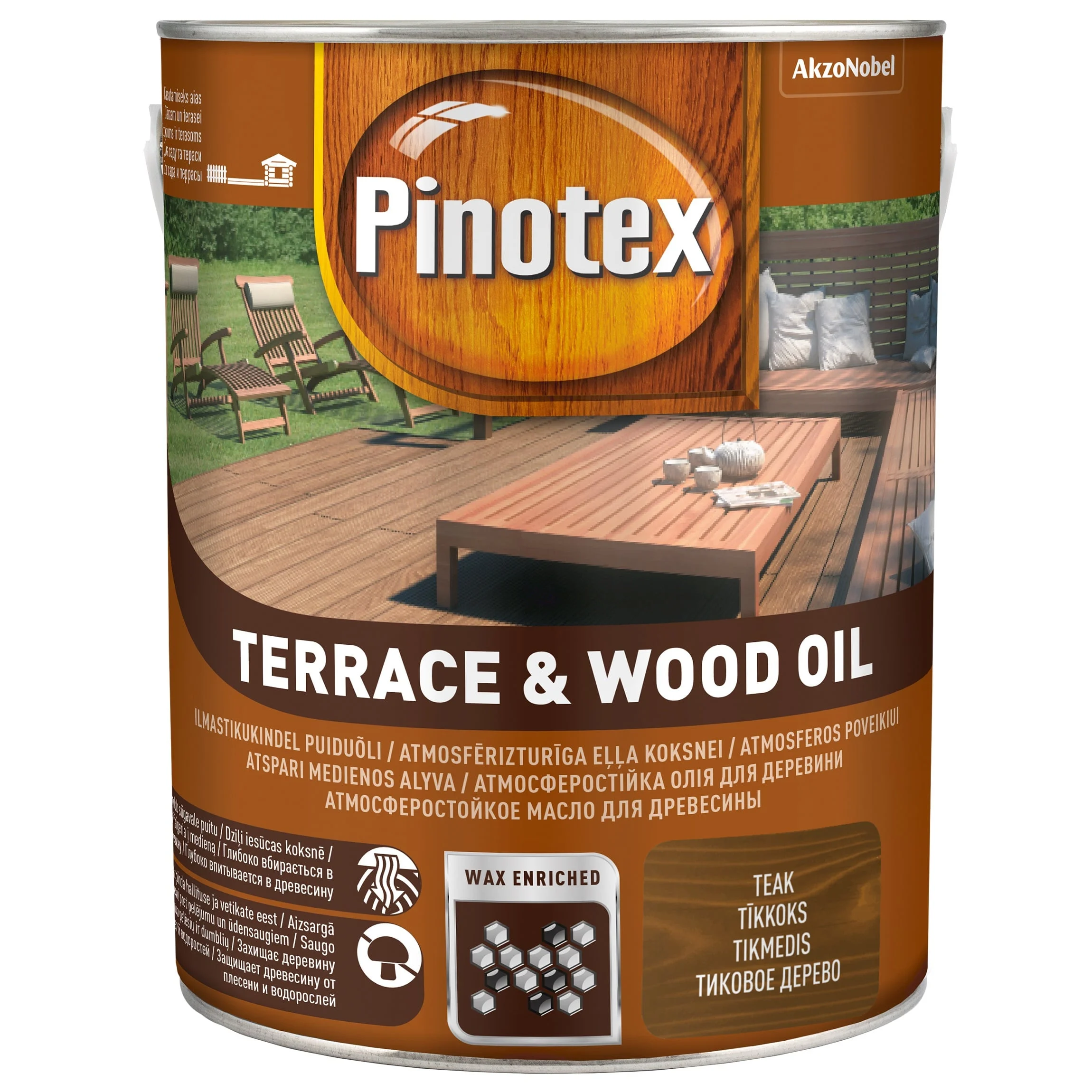 OIL PINOTEX TERRACE/WOOD OIL TEAK 3L