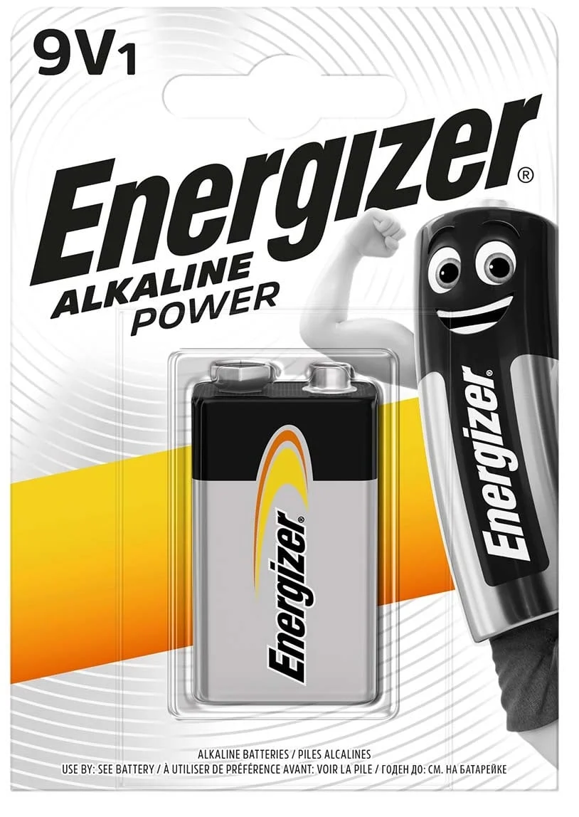 Energizer 9V Alkaline Battery B1